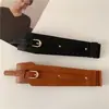 Cinturón Europeo y Americano para Mujer Ancho Vintage Combinación Versátil Moda Traje Vestido Abrigo Sello de Cintura Decorativo para Llevar en la Cintura