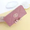 Carteira Feminina Bordada de Alta Qualidade Botão 80% de Desconto Porta-Moedas Multifuncional Tendência Atacado Clutch Longa Versátil