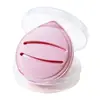 Esponja de Maquillaje Macaron, Súper Suave y Engrosada, No Absorbe el Polvo, Esponja para Base de Maquillaje Líquida Húmeda y Seca, Esponja de Cojín de Aire Malvavisco