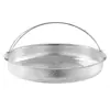 Rejilla Universal de Acero Inoxidable para Cocinar al Vapor para Uso Doméstico, Bandeja Redonda para Cocinar al Vapor, Cesta Drenadora, Mango para Cocinar al Vapor, Herramienta para Cocinar Arroz Pegajoso