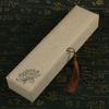 Caja de Joyería estilo antiguo caja de almacenamiento Wenwan caja de alta gama con borla lino para collar pulsera caja de madera de durazno caja de regalo para horquilla caja de embalaje