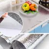 CTZS Adesivo Protetor de Parede de Folha de Alumínio Metálico Prata Fosco Simples Filme de Cozinha Estilo Industrial Simples Autoadesivo Resistente a Altas Temperaturas à Prova de Óleo à Prova d'Água Anti Gordura Para Fogão Armário Bancada Superfície da Cozinha Cobertura 40cmx1m/3m/5m/10m