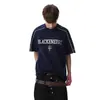 Jia Yi Ku 2026 Nueva Camiseta de Verano Estilo Americano No. 7 Camiseta Deportiva de Manga Corta Lavada y Desgastada de Alta Resistencia para Hombres y Mujeres