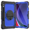 Funda Adecuada para Tableta Samsung Tab S9 Fe Plus 12.4 con Soporte Giratorio X610 Funda Protectora de Cobertura Total a Prueba de Tres
