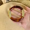 Pulsera Bohemian Resin Smudged Europea y Americana de Nicho Retro Vieja Versátil Estilo Étnico Atracción Pulsera de Perlas