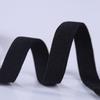 Fabricante al por mayor en stock Banda elástica de terciopelo de 1 cm de colores de un solo lado Accesorios elásticos para ropa interior y de vestir Banda elástica antideslizante
