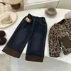 Abrigo de Piel para Niñas, Nuevo Estilo de Invierno, Elegante Chaqueta de Algodón Gruesa Cálida con Estampado de Leopardo para Niños, Holgada