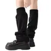 Meias JK de Joelho para Primavera e Verão, Meias Brancas Fofas Estilo Japonês Macias e Adoráveis Estilo Academia Preguiçosas Creme Enrugadas, Meias de Cano Médio
