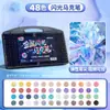 Marcadores de Brillo Color Verdadero, 60 Colores, No Transparentes, Colores Apilables, Plumas Fluorescentes Especiales para Dibujo Artístico y Diario de Niños y Estudiantes
