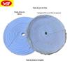 125*10*10 furos roda de pano branco roda de polimento de pano branco roda de pano de algodão branco de 5 polegadas fornecimento de ponto de roda de pano