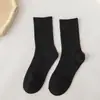Calcetines para Hombre Primavera y Verano Delgados de Algodón Peinado Calcetines de Caña Media Absorbentes de Sudor Calcetines Blancos Calcetines Deportivos para Mujer Calcetines de Pareja Venta al por Mayor