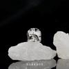Anillo texturizado de superficie ancha para mujer, forma geométrica irregular, anillo abierto para el día a día, anillo para el dedo índice estilo Hip-Hop, moderno