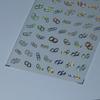 TENSOR Novo processo adesivos para nail art dourados adesivos para nail art adesivos série dourada tridimensional M-019