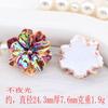Nuevo mabei camelia diy funda para teléfono accesorios de resina hebilla para zapatos material para decoración de aretes paquete al por mayor