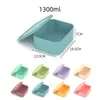 Lonchera de Silicona para Trabajadores de Oficina, Lonchera Apta para Microondas, Ligera, Elegante y Recipiente Conservador de Frescura