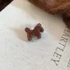 Broche de Tela del Año del Zodiaco con Diseño de Caballo Pequeño, Broche de Moda de Lujo de Alta Gama, Accesorio de Moda de Diseño de Nicho para Mujeres
