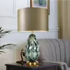 Iluminação de Sala de Estar Pós-Moderna de Luxo Leve, Estudo, Luminária de Mesa de Cabeceira de Quarto, Showroom Minimalista Nórdico, Luminária de Mesa de Vidro para Hotel