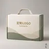 Caixas de presente de varejo de alta qualidade, com design personalizado, impressão colorida, elegantes e requintadas, clássicas e sofisticadas, exibindo artesanato excepcional