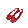 Mismo estilo que Mom Uva~ Colección de otoño 2026, zapatillas planas de piel de oveja súper suaves para mujer