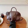 Bolsa Feminina Fofa em Formato de Elefante Mini Bolsa de Ombro Transversal Moda Versátil Bolsa de Mão Estilo Ins Bolsa Pequena Bolsa Transversal