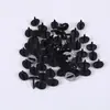 Olhos Mini Semi-Circulares para Boneca Encaixe Reto Haste Reta Poke DIY Acessórios de Feltro Lã Cabo Reto com Gaxeta