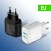 Nuevo cargador de teléfono de carga rápida USB dual con encaje transfronterizo, adecuado para teléfonos Apple, Huawei y Android