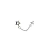 Pendientes de Cadena de Estrellas Coloridas Dopamina Estilo Chica Dulce Fresca Picante Personalidad Versátil Pendientes de Estrella Simples