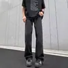 Pantalones vaqueros largos casuales rectos para hombre con cremallera, estilo retro americano de calle transfronterizo, nuevos para primavera y otoño, a la moda