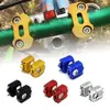 Accesorios universales para modificación de motocicletas y vehículos todoterreno, bloque de presión de grifo, soporte de tarjeta engrosado, refuerzo, código reductor, código reductor de presión del manillar