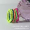 Venta al por mayor de accesorios de bricolaje coreanos de alta calidad para niños, banda de goma de color, anillo de pelo en espiral con giro elástico alto