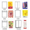 Bolsa sellada por tres lados de cecina de res Angus personalizada, papel de aluminio, a prueba de humedad, impresión puntual UV, el logotipo se puede personalizar