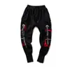 Calça Masculina Marca Trendy Quatro Estações Comprimento no Tornozelo Calça Funcional Camuflagem Costura Bolso Lateral Afunilada na Barra Calça Cargo Masculina