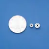 Cuentas Espaciadoras Patrónadas de Plata Pura S925, Cuentas de Plata con un Patrón Específico, Espaciadores Decorativos de Corte Recto, Accesorios de Joyería Hechos a Mano con Plata Pura para DIY