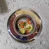 Filtro de Fregadero de Acero Inoxidable Separador de Desechos para Fregadero de Cocina Embudo Salida de Desagüe de Baño Drenaje de Piso Anti-Obstrucción