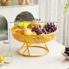 Canasta de Frutas para Uso Doméstico, Cesta de Almacenamiento de Frutas para Mesa de Sala de Estar, Estante de Almacenamiento para Snacks y Frutas Secas, Estante para Colocar Dulces y Bebidas en la Mesa del Comedor