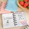 Cuaderno de espiral simple estilo Morandi para estudiantes, lindo diario en blanco, cuaderno de alto valor, papelería, cuaderno pequeño