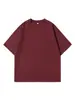 Camiseta de Manga Curta 100% Algodão 300g para Homem, Corte Solto, Tamanho Grande, Camiseta Básica para Casal, Estilo Tendência para Casal 300g, Gola Redonda