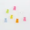 Alrededor de 8*12mm agujero color caramelo osito pequeño cuentas acrílicas diy pulsera collar pinza para el pelo pendiente accesorios de joyería