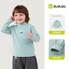 Camiseta para Niños Familia Dudu Ropa Interior de Invierno para Niños Top de Cuello Semi Alto para Niñas Manga Larga para Bebé Otoño/Invierno Ropa para Niños Nueva