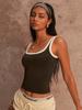 Top de Yoga Transfronteiriço Sem Costura com Sensação de Gelo Justo, Roupa Fitness de Secagem Rápida, Peça Versátil para Correr, Lindo Design nas Costas, Roupa Esportiva para Yoga