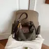 Mochila Multifuncional Feminina Vintage de Grande Capacidade 2026 Nova Bolsa de Ombro Único Outono/Inverno Bolsa Tote de Camurça para o Dia a Dia