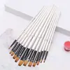 Pincéis de Nylon para Pintura Facial Transfronteiriços, Pincéis para Guache, Conjuntos de Pincéis para Tinta Acrílica, Pincéis para Pintura a Óleo, Atacado de Fábrica
