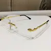 Óculos de Sol Sem Aro Modernos e Únicos com Acabamento de Luxo, Proteção UV, Armação Quadrada Tendência em Formato de Cobra para Mulheres