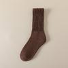 Meias Terry masculinas outono e inverno algodão toalha inferior suor-absorvente desodorante basquete meias esportivas inverno engrossado quente meias comprimento médio da panturrilha