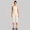 Conjunto de ropa de yoga transfronterizo, conjunto de chaleco deportivo de secado rápido, pantalones rectos holgados de cintura alta para adelgazar, conjunto para correr y fitness