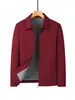 Ropa exterior para hombre, nuevo estilo para papás, top business casual para hombres de mediana edad y mayores, chaqueta cortavientos con solapa otoño 2026