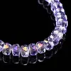 Cuentas de sandía bañadas en vidrio, cuentas de rueda de cristal, accesorios hechos a mano para DIY, materiales para pulseras, collares y joyería con cuentas