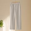 Pantalones de Cintura Alta para Mujeres de Mediana Edad y Mayores, Pantalones Rectos de Abuela, Pantalones Largos, Pantalones de Mamá, Pantalones Casuales Sueltos de Primavera y Otoño