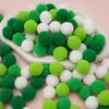Bola de Peluche Decoración Navideña Accesorios de Poliéster Adornos para Manualidades Decoración de Árbol de Navidad Accesorios Pequeños