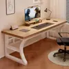 Escritorio de computadora, escritorio para oficina en casa, escritorio para juegos, banco de trabajo simple, escritorio pequeño para dormitorio, escritorio y silla para estudiante